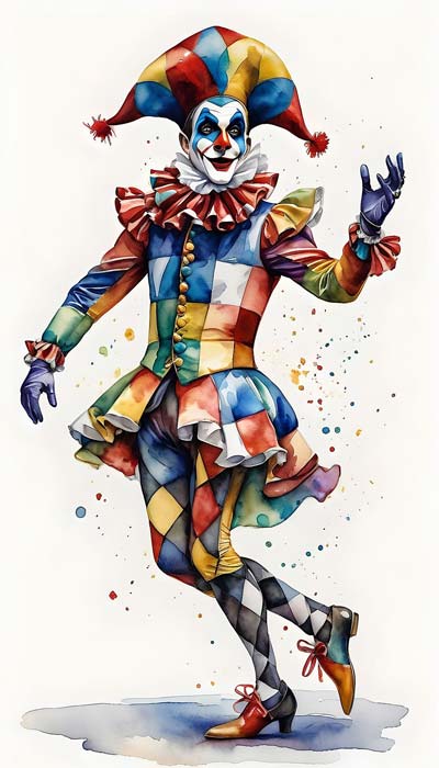 Arlequin, personnage mythique de la Commedia dell'Arte