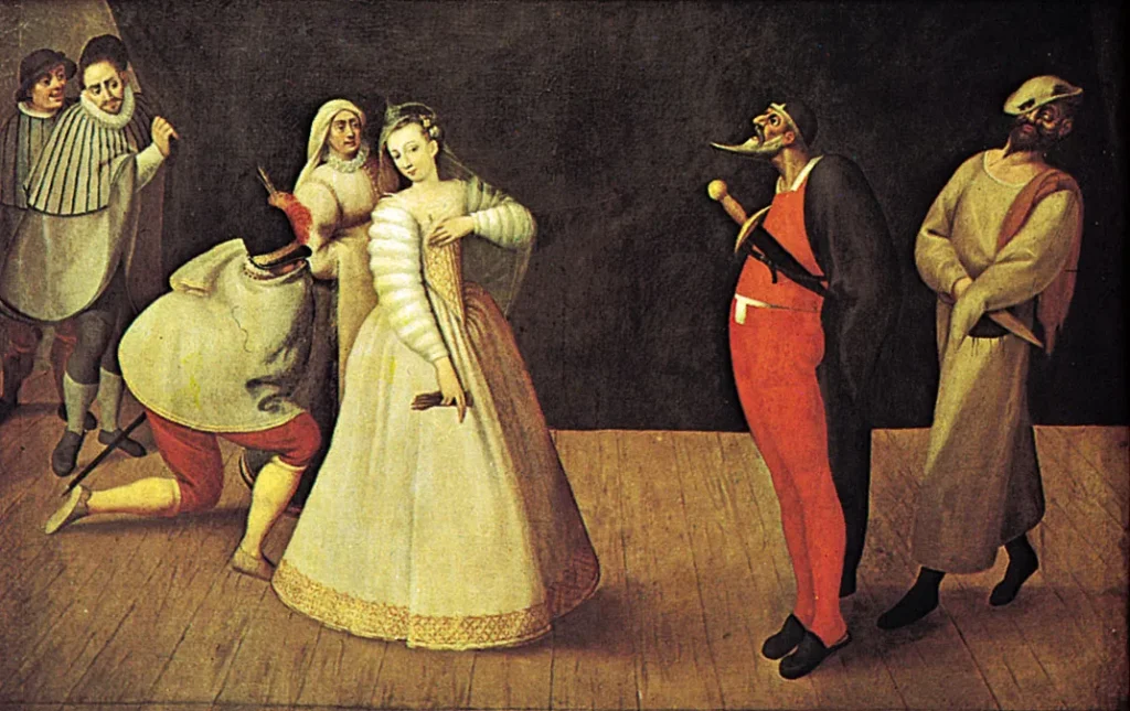 Féminin et masculin dans la Commedia dell'Arte